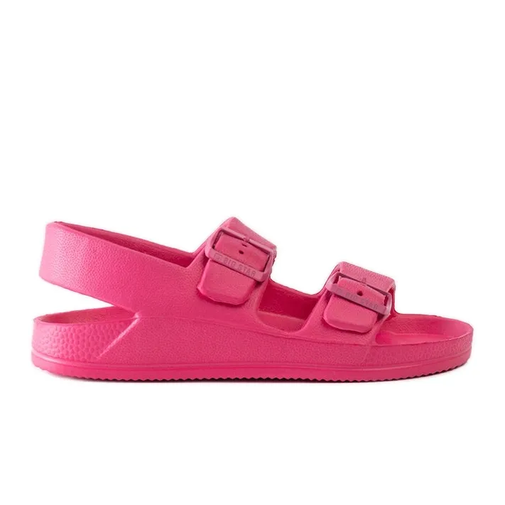 Pink children's sandals Big Star NN374540